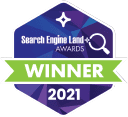 search-engine-land-icon Search Engine Land Award Winner, 2021.